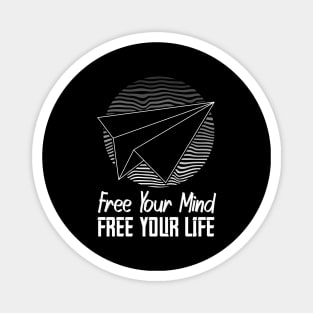 Inspirational Quote Freedom Life Motivation Magnet